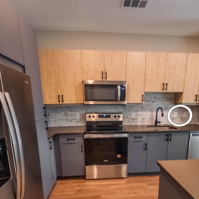 Virtual tour of A4 floor plan at Fifteen15 Apartments in Austin TX